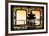 China 10MKm2 Collection - Asian Window - Water Temple at sunset-Philippe Hugonnard-Framed Photographic Print