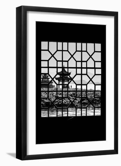 China 10MKm2 Collection - Asian Window - West Lake-Philippe Hugonnard-Framed Photographic Print