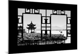 China 10MKm2 Collection - Asian Window - West Lake-Philippe Hugonnard-Mounted Photographic Print