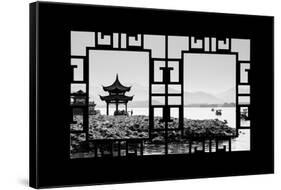 China 10MKm2 Collection - Asian Window - West Lake-Philippe Hugonnard-Framed Stretched Canvas