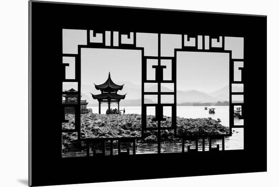 China 10MKm2 Collection - Asian Window - West Lake-Philippe Hugonnard-Mounted Photographic Print