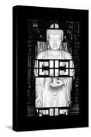 China 10MKm2 Collection - Asian Window - White Buddha-Philippe Hugonnard-Stretched Canvas