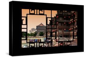 China 10MKm2 Collection - Asian Window - Xi'an Architecture-Philippe Hugonnard-Stretched Canvas
