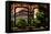 China 10MKm2 Collection - Asian Window - Xi'an Temple at Sunset-Philippe Hugonnard-Framed Stretched Canvas