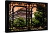 China 10MKm2 Collection - Asian Window - Xi'an Temple at Sunset-Philippe Hugonnard-Stretched Canvas