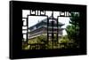 China 10MKm2 Collection - Asian Window - Xi'an Temple-Philippe Hugonnard-Framed Stretched Canvas