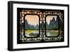 China 10MKm2 Collection - Asian Window - Yangshuo Li River-Philippe Hugonnard-Framed Photographic Print