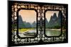 China 10MKm2 Collection - Asian Window - Yangshuo Li River-Philippe Hugonnard-Mounted Photographic Print