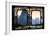 China 10MKm2 Collection - Asian Window - Yangshuo Li River-Philippe Hugonnard-Framed Photographic Print