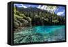 China 10MKm2 Collection - Beautiful Lake in the Jiuzhaigou National Park-Philippe Hugonnard-Framed Stretched Canvas