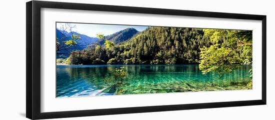 China 10MKm2 Collection - Beautiful Lake in the Jiuzhaigou National Park-Philippe Hugonnard-Framed Photographic Print