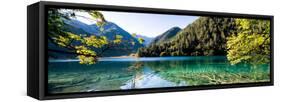 China 10MKm2 Collection - Beautiful Lake in the Jiuzhaigou National Park-Philippe Hugonnard-Framed Stretched Canvas