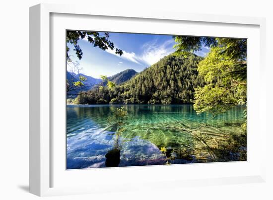 China 10MKm2 Collection - Beautiful Lake in the Jiuzhaigou National Park-Philippe Hugonnard-Framed Photographic Print