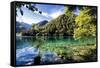 China 10MKm2 Collection - Beautiful Lake in the Jiuzhaigou National Park-Philippe Hugonnard-Framed Stretched Canvas