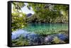 China 10MKm2 Collection - Beautiful Lake in the Jiuzhaigou National Park-Philippe Hugonnard-Framed Stretched Canvas