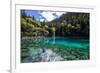 China 10MKm2 Collection - Beautiful Lake in the Jiuzhaigou National Park-Philippe Hugonnard-Framed Photographic Print