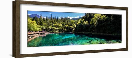 China 10MKm2 Collection - Beautiful Lake in the Jiuzhaigou National Park-Philippe Hugonnard-Framed Photographic Print