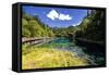 China 10MKm2 Collection - Beautiful Lake in the Jiuzhaigou National Park-Philippe Hugonnard-Framed Stretched Canvas