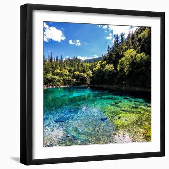 China 10MKm2 Collection - Beautiful Lake in the Jiuzhaigou National Park-Philippe Hugonnard-Framed Photographic Print