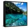 China 10MKm2 Collection - Beautiful Lake in the Jiuzhaigou National Park-Philippe Hugonnard-Framed Stretched Canvas