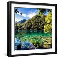 China 10MKm2 Collection - Beautiful Lake in the Jiuzhaigou National Park-Philippe Hugonnard-Framed Photographic Print