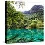 China 10MKm2 Collection - Beautiful Lake in the Jiuzhaigou National Park-Philippe Hugonnard-Stretched Canvas