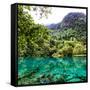 China 10MKm2 Collection - Beautiful Lake in the Jiuzhaigou National Park-Philippe Hugonnard-Framed Stretched Canvas