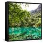 China 10MKm2 Collection - Beautiful Lake in the Jiuzhaigou National Park-Philippe Hugonnard-Framed Stretched Canvas