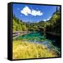 China 10MKm2 Collection - Beautiful Lake in the Jiuzhaigou National Park-Philippe Hugonnard-Framed Stretched Canvas