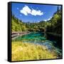 China 10MKm2 Collection - Beautiful Lake in the Jiuzhaigou National Park-Philippe Hugonnard-Framed Stretched Canvas