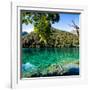 China 10MKm2 Collection - Beautiful Lake in the Jiuzhaigou National Park-Philippe Hugonnard-Framed Photographic Print