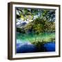 China 10MKm2 Collection - Beautiful Lake in the Jiuzhaigou National Park-Philippe Hugonnard-Framed Photographic Print