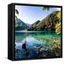 China 10MKm2 Collection - Beautiful Lake in the Jiuzhaigou National Park-Philippe Hugonnard-Framed Stretched Canvas