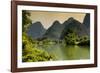 China 10MKm2 Collection - Beautiful Scenery of Yangshuo at sunset-Philippe Hugonnard-Framed Photographic Print