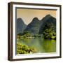 China 10MKm2 Collection - Beautiful Scenery of Yangshuo at sunset-Philippe Hugonnard-Framed Photographic Print