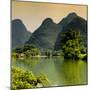 China 10MKm2 Collection - Beautiful Scenery of Yangshuo at sunset-Philippe Hugonnard-Mounted Photographic Print