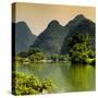 China 10MKm2 Collection - Beautiful Scenery of Yangshuo at sunset-Philippe Hugonnard-Stretched Canvas