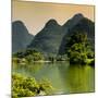 China 10MKm2 Collection - Beautiful Scenery of Yangshuo at sunset-Philippe Hugonnard-Mounted Photographic Print