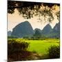 China 10MKm2 Collection - Beautiful Scenery of Yangshuo at sunset-Philippe Hugonnard-Mounted Photographic Print