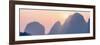 China 10MKm2 Collection - Beautiful Scenery of Yangshuo with Karst Mountains at Pastel Sunrise-Philippe Hugonnard-Framed Photographic Print