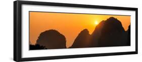 China 10MKm2 Collection - Beautiful Scenery of Yangshuo with Karst Mountains at Sunrise-Philippe Hugonnard-Framed Photographic Print
