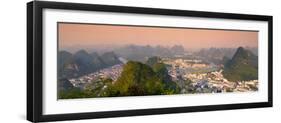 China 10MKm2 Collection - Beautiful Scenery of Yangshuo-Philippe Hugonnard-Framed Photographic Print