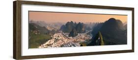 China 10MKm2 Collection - Beautiful Scenery of Yangshuo-Philippe Hugonnard-Framed Photographic Print