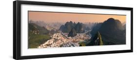 China 10MKm2 Collection - Beautiful Scenery of Yangshuo-Philippe Hugonnard-Framed Premium Photographic Print