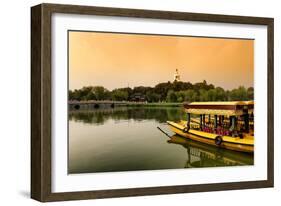 China 10MKm2 Collection - Beihai Park at Sunset-Philippe Hugonnard-Framed Photographic Print