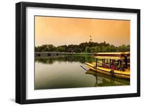 China 10MKm2 Collection - Beihai Park at Sunset-Philippe Hugonnard-Framed Photographic Print