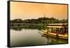 China 10MKm2 Collection - Beihai Park at Sunset-Philippe Hugonnard-Framed Stretched Canvas