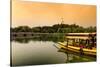 China 10MKm2 Collection - Beihai Park at Sunset-Philippe Hugonnard-Stretched Canvas