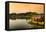 China 10MKm2 Collection - Beihai Park at Sunset-Philippe Hugonnard-Framed Stretched Canvas