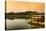 China 10MKm2 Collection - Beihai Park at Sunset-Philippe Hugonnard-Stretched Canvas